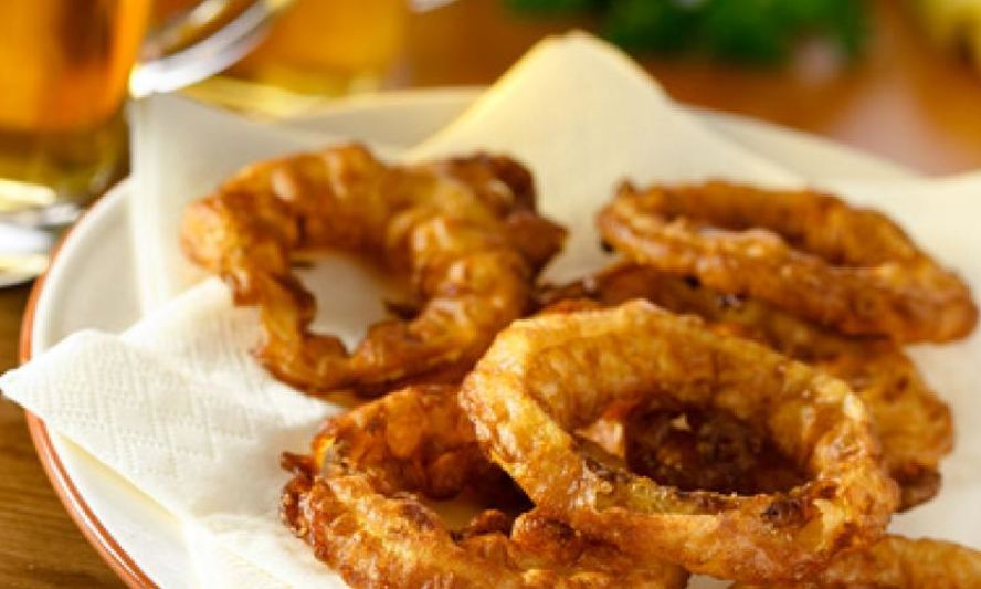 Рецепт луковых колец в кляре