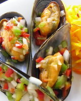 Мидии, маринованные по-испански