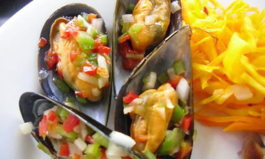 Рецепт мидий, маринованных по-испански