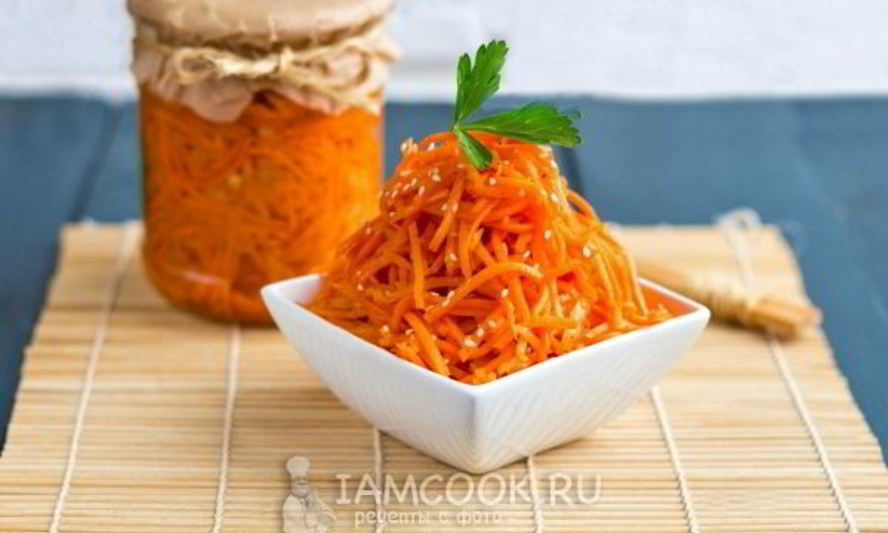 Рецепт моркови по-корейски на зиму