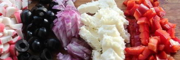 морковные такос с крабовым салатом