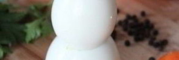 новогодняя закуска снеговик