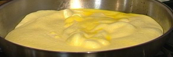 бисквитный омлет с мускатным орехом