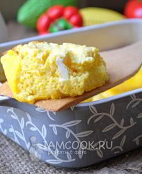 Детский омлет с молоком