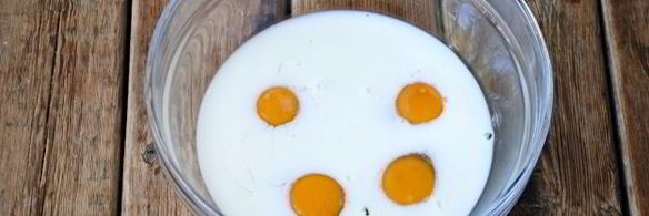 детский омлет с молоком