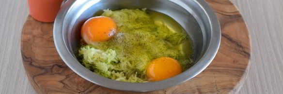 французский омлет с кабачками