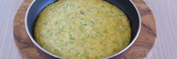 французский омлет с кабачками