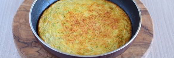 французский омлет с кабачками