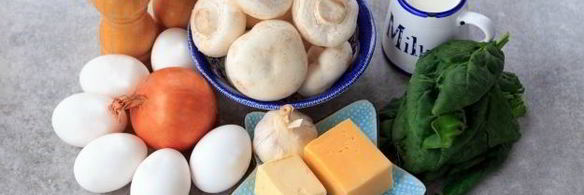 фриттата с грибами