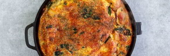 фриттата с грибами