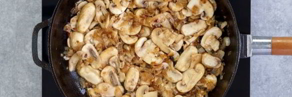 фриттата с грибами