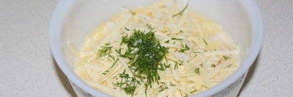 фриттата с копченой куринной грудкой и рисом