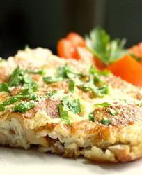 Фриттата с курицей