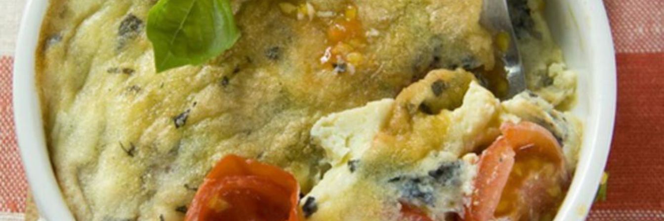 Фриттата с помидорами и базиликом