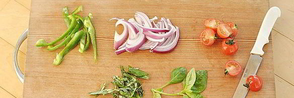 фриттата с сосисками и овощами