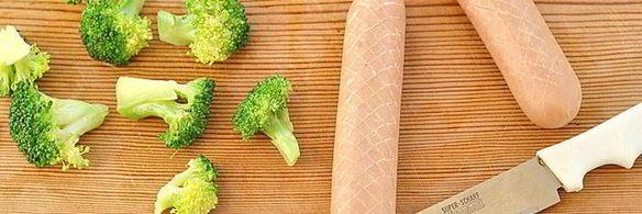 фриттата с сосисками и овощами