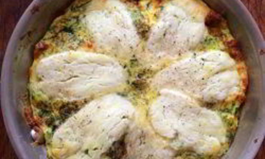 Рецепт фриттаты с сыром и кабачком