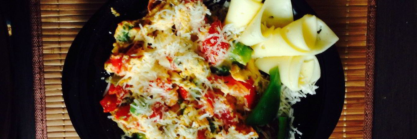 Испанский омлет с зеленым перцем