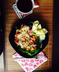 Испанский омлет с зеленым перцем