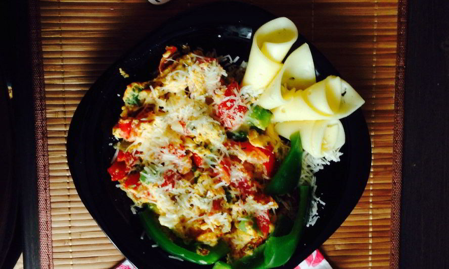 Рецепт испанского омлета с зеленым перцем