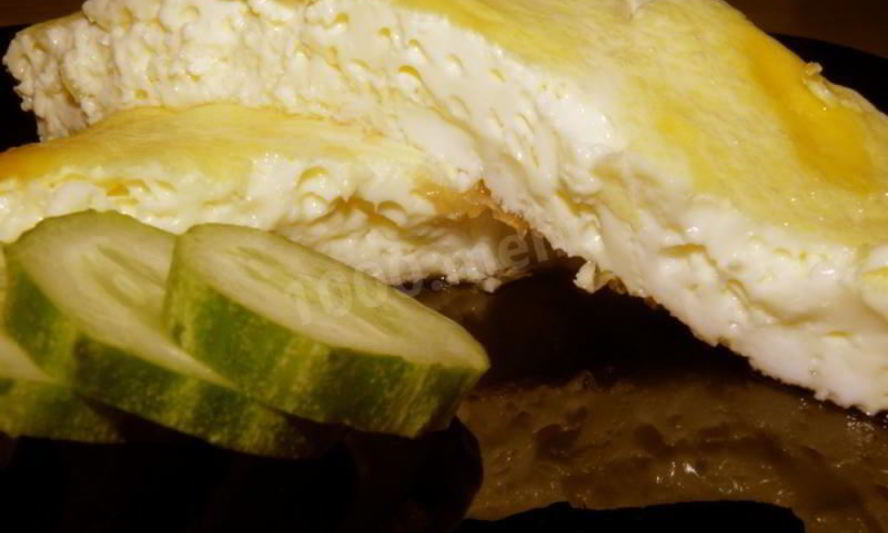 Рецепт нежного омлета пышного