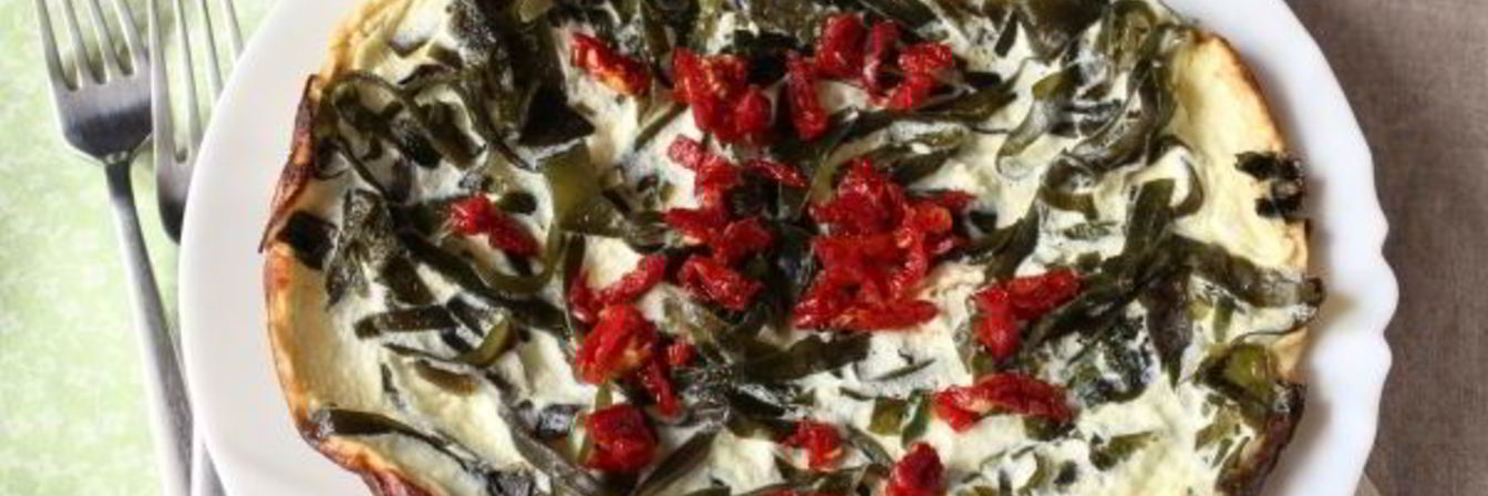 Омлет Камуфляж с морской капустой