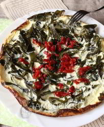 Омлет Камуфляж с морской капустой