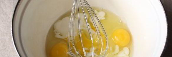 омлет камуфляж с морской капустой