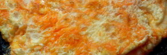 омлет морковный