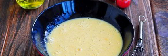 омлет на кефире на сковороде