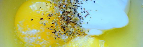 омлет на сметане с томатами и сыром