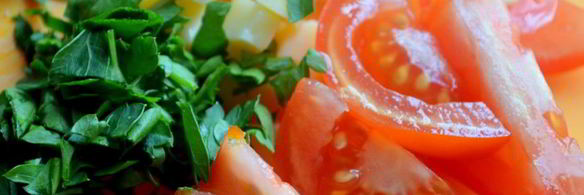 омлет на сметане с томатами и сыром