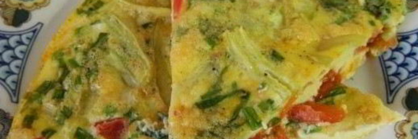 Омлет с болгарским перцем