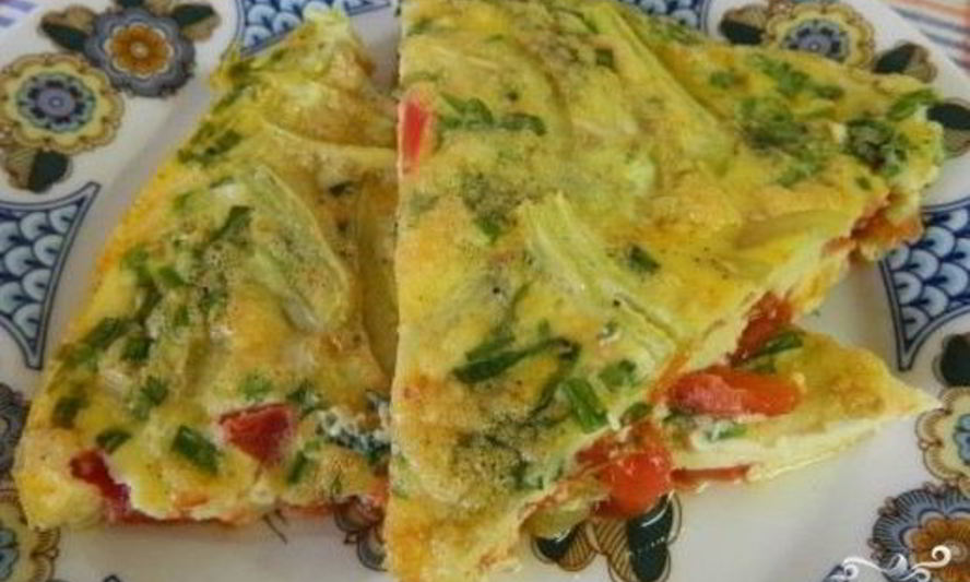 Рецепт омлета с болгарским перцем