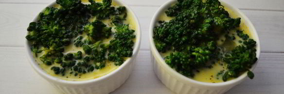 омлет с брокколи в духовке