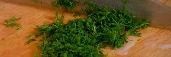 омлет с форелью и укропом