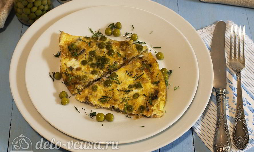 Рецепт омлета с грибами в духовке