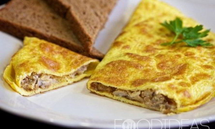 Рецепт омлета с грибами