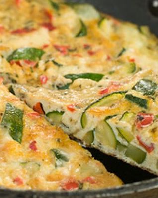 Омлет с кабачками