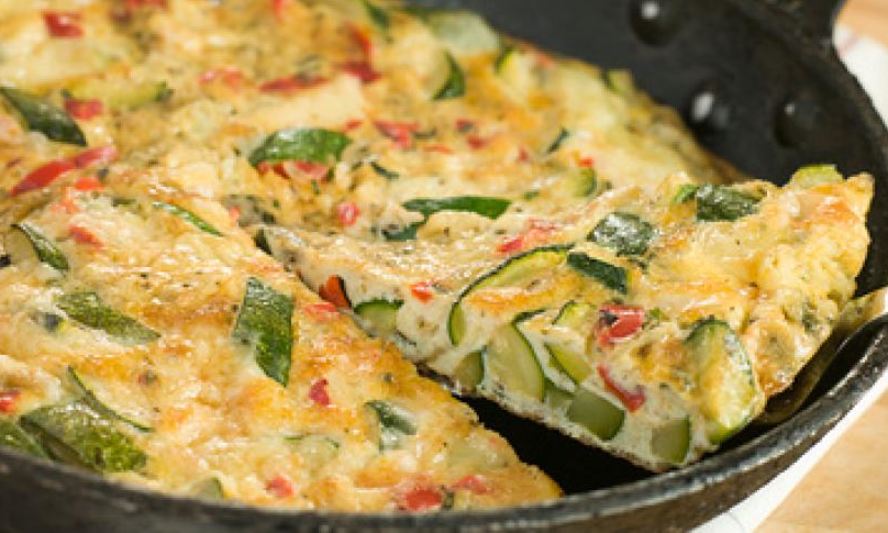 Рецепт омлета с кабачками