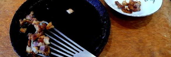 омлет с картофелем