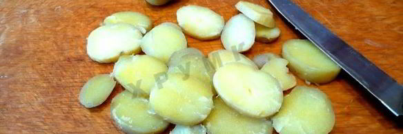 омлет с картофелем