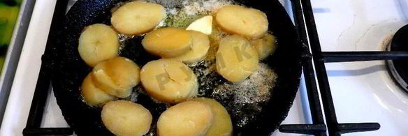 омлет с картофелем