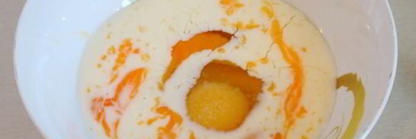 омлет с картошкой на сковороде