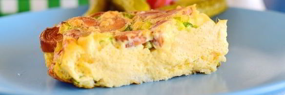 омлет с колбасой в духовке