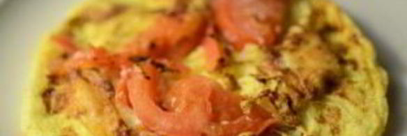 омлет с козьим сыром