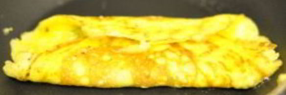 омлет с молоком и сыром