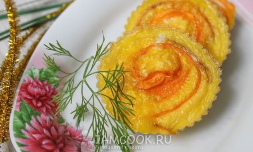 Рецепт омлета с морковью в духовке