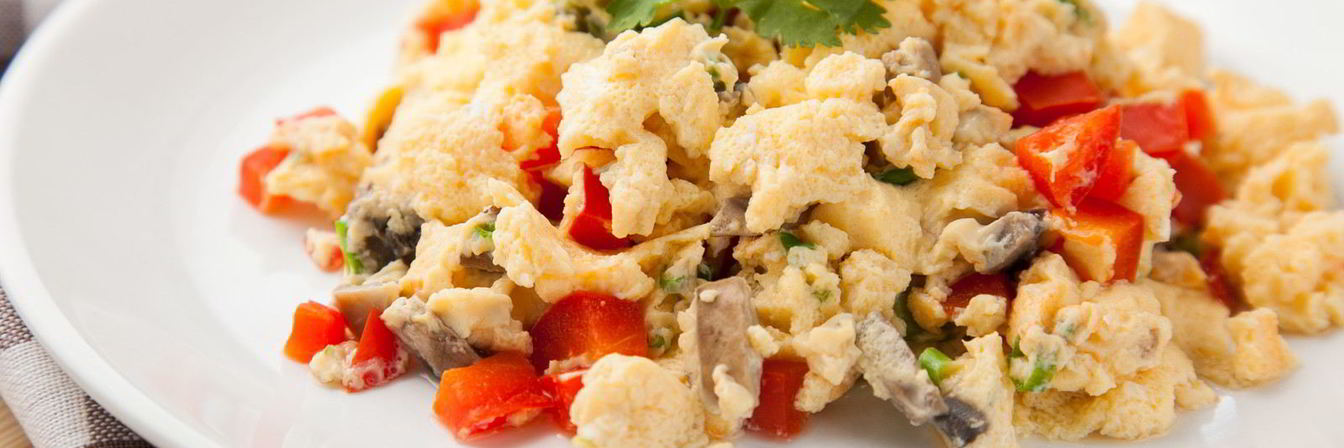 Омлет с овощами на пару