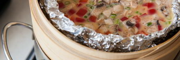 омлет с овощами на пару